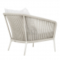 Кресло плетеное с подушками JANUS et Cie Knot алюминий, роуп, акрил окаменелость Фото 6