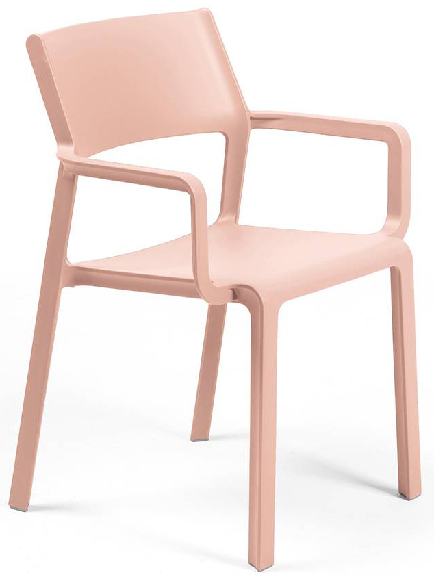 Кресло пластиковое Trill Armchair, розовый