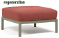 Пуф пластиковый с подушкой Nardi Maximo Pouf EXTRA_Studio стеклопластик, Sunbrella кактус, Jaspe Фото 1