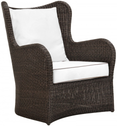 Кресло лаунж плетеное с подушками-thumbs-Фото1