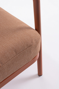 Комплект металлической лаунж мебели Garden Relax Miravet алюминий, роуп, ткань, натуральный камень медный Фото 9