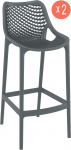 Комплект пластиковых барных стульев Air Bar 75 Set 2