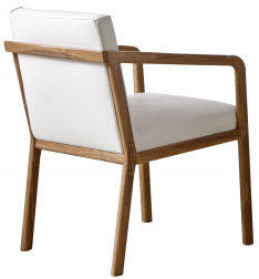 Кресло деревянное с обивкой-thumbs-Фото3