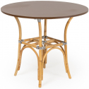 Стол обеденный RosaDesign Bistrot манао, искусственный ротанг, морская фанера коричневый Фото 1