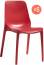 Комплект пластиковых стульев Scab Design Ginevra Set 6 стеклопластик красный Фото 4