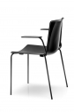 Кресло пластиковое PEDRALI Tweet металл, стеклопластик черный Фото 5