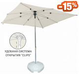 Зонт пляжный профессиональный 2х2 м Kiwi Clips