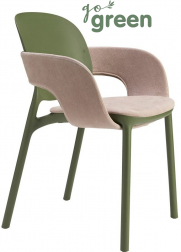 Кресло пластиковое с обивкой-thumbs-Фото1