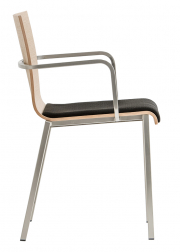 Кресло деревянное с обивкой-thumbs-Фото1