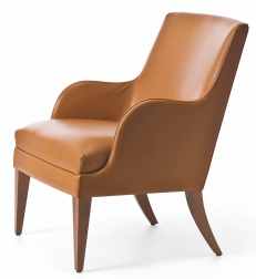 Лаунж-кресло деревянное мягкое-thumbs-Фото1