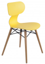 Стул пластиковый PAPATYA Yugo-S Wox Beech бук, стеклопластик желтый Фото 1