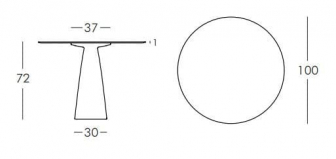 Стол из HPL пластика светящийся-thumbs-Фото3
