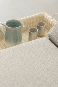 Шезлонг-лежак металлический Garden Relax Jalisco алюминий, текстилен, акрил лунный Фото 5