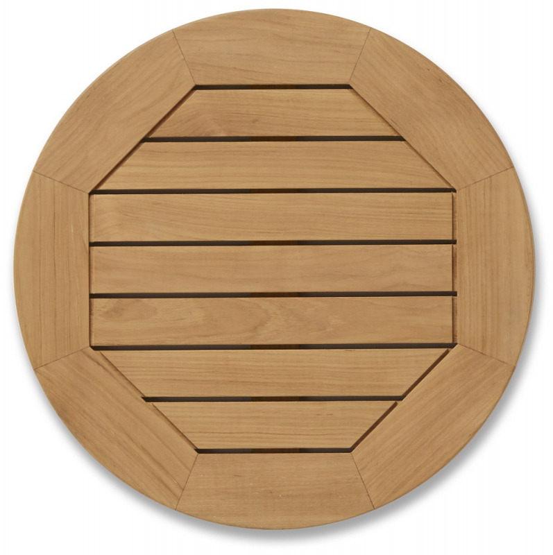 Столешница деревянная круглая Natural Teak