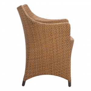 Кресло плетеное JANUS et Cie Amari алюминий, искусственный ротанг карамельный Фото 6