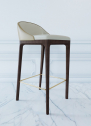 Стул барный с обивкой Morelato Bellagio ясень, ткань Фото 7