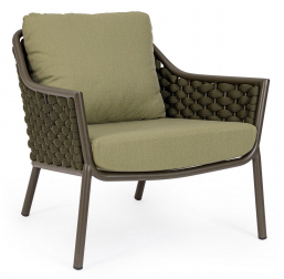 Лаунж-кресло плетеное с подушкой-thumbs-Фото1