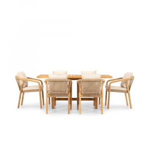 Стол деревянный обеденный Tagliamento Ravona 1700 акация натуральный Фото 3