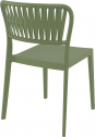 Стул пластиковый Siesta Contract Portofino стеклопластик, полипропилен оливковый Фото 7