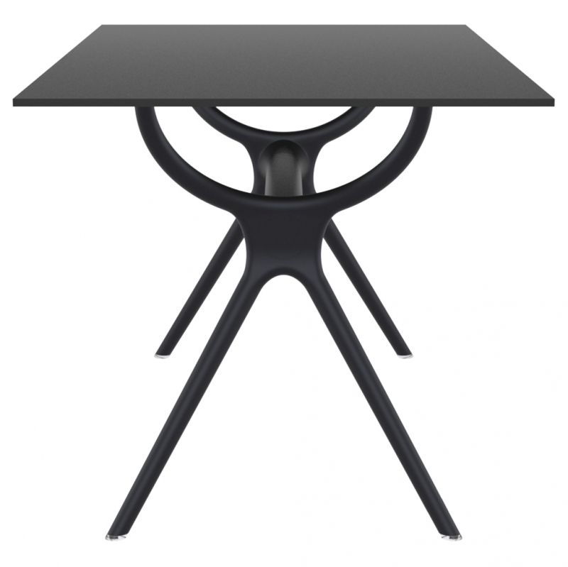 Стол пластиковый Air Table 180, черный, 1800х900х740 мм
