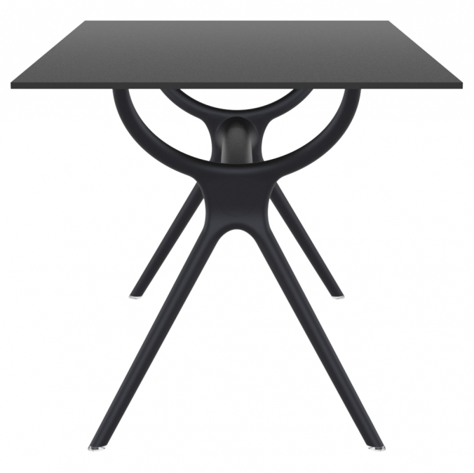 Стол пластиковый Air Table 140, черный, 1400х800х740 мм