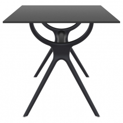 Стол пластиковый Air Table 140, черный, 1400х800х740 мм