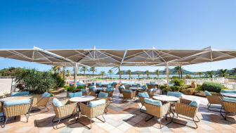 Зонт профессиональный четырехкупольный 6.24х6.24 м-thumbs-Фото1