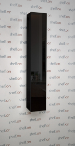 Поворотный зеркальный шкаф Shelf.On Хоп Шелф Стекло ЛДСП венге Фото 2