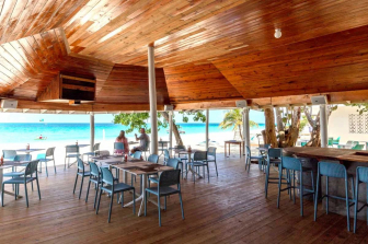 Стул пластиковый Bora Bistrot, голубой