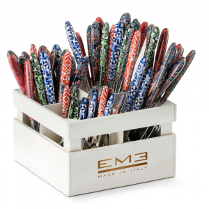 Столовые приборы на 4 персоны EME Vero Samarcanda сталь 18/10, сублимированный ПБТ настоящий Самарканд Фото 6