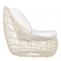 Кресло плетеное с подушками JANUS et Cie Vino алюминий, искусственный ротанг, акрил снежный Фото 4