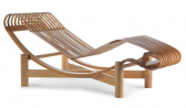 Шезлонг дизайнерский с матрасом Cassina Tokyo бамбук, ткань натуральный Фото 6
