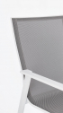 Кресло текстиленовое Garden Relax Krion алюминий, текстилен белый, темно-серый Фото 9