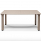 Стол пластиковый обеденный SCAB GIARDINO Tavolone Table пластик серый Фото 1