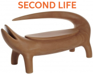 Диван из биопластика Big Kroko Second Life Диван из биопластика Big Kroko Second Life