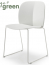 Стул пластиковый на полозьях Scab Design Mentha Go Green сталь, технополимер лен Фото 4