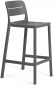 Стул пластиковый полубарный Nardi Cassia Stool Mini стеклопластик базальт Фото 5