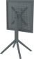 Комплект столов пластиковых складных Siesta Contract Sky Folding Table 60 Set 4 сталь, пластик темно-серый Фото 6