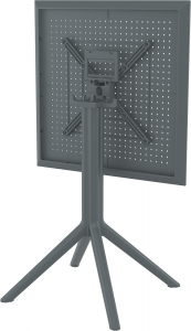 Комплект столов пластиковых складных Siesta Contract Sky Folding Table 60 Set 4 сталь, пластик темно-серый Фото 6