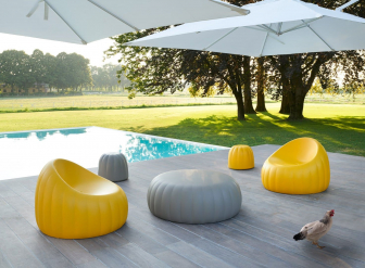 Кресло пластиковое мягкое Gelee Lounge Standard