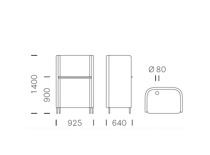 Стол с перегородкой Buddy Hub Desk