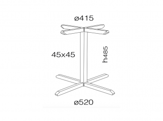 Подстолье металлическое-thumbs-Фото3