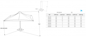 Зонт профессиональный 3х3 м-thumbs-Фото3