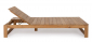 Шезлонг-лежак деревянный Garden Relax Honolulu Plus тик натуральный Фото 4