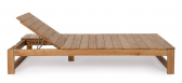 Шезлонг-лежак деревянный Garden Relax Honolulu Plus тик натуральный Фото 4