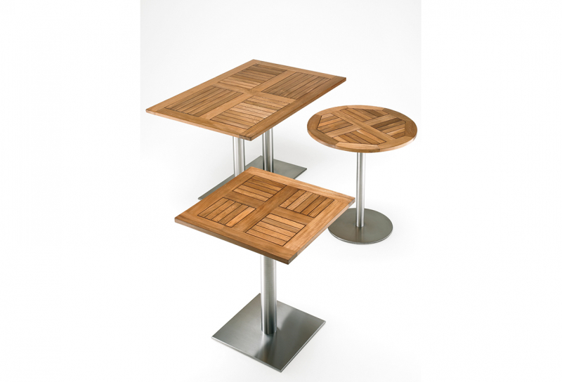 Столешница деревянная квадратная Teak