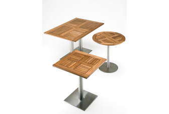 Столешница деревянная квадратная Teak