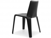 Стул с обивкой PEDRALI Mood сталь, натуральная кожа черный Фото 5