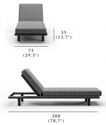 Лежак плетеный с матрасом-thumbs-Фото3