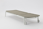 Шезлонг-лежак плетеный с матрасом Tagliamento Armona алюминий, роуп, олефин Фото 6